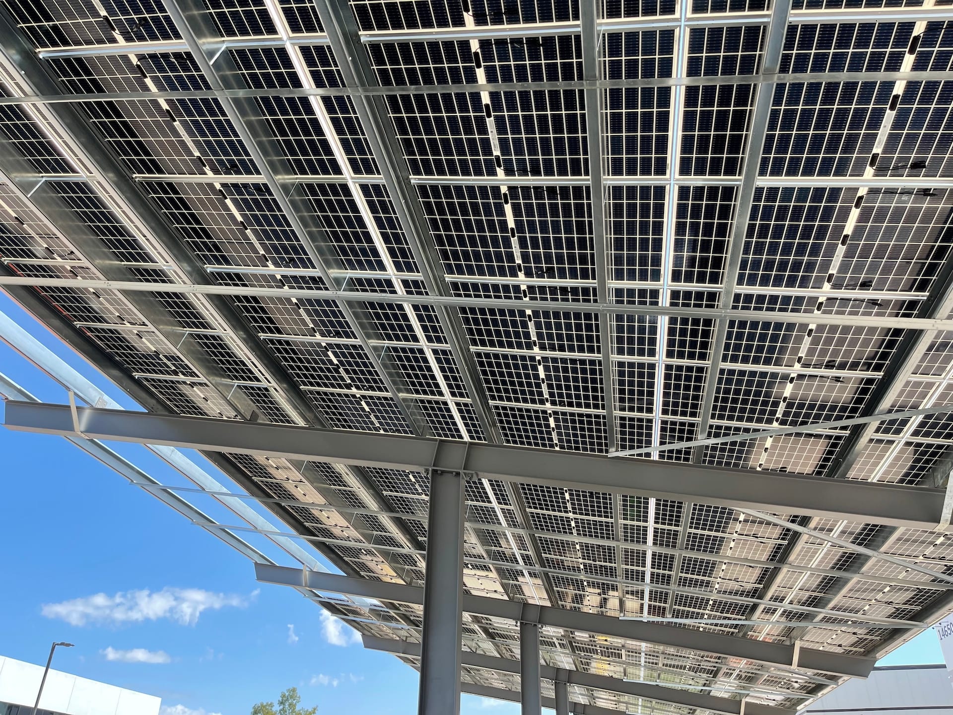 Jet Aviation solar installation, Scottsdale — aviation transportation infrastructure