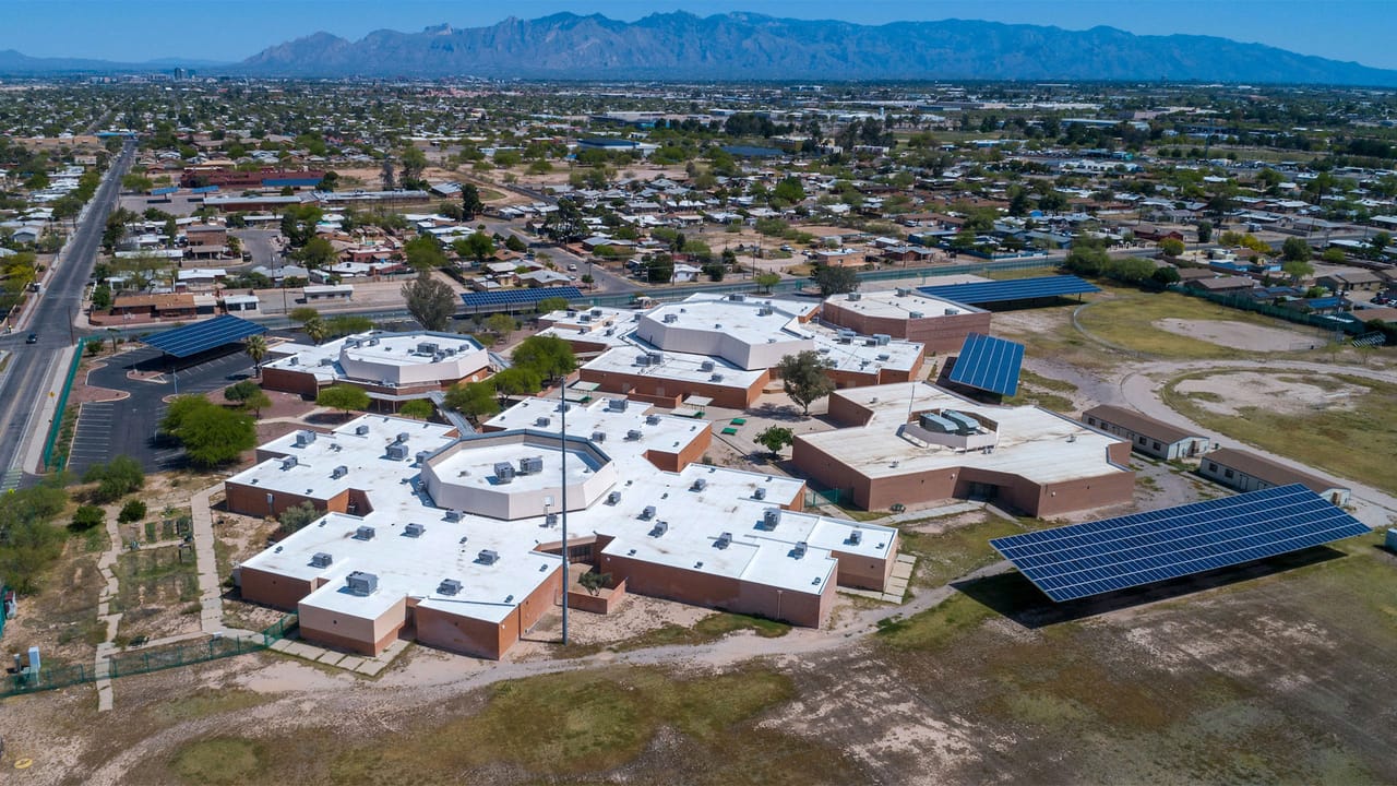 Apollo Middle School solar installation, Tucson