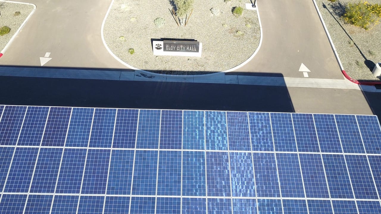 Town of Eloy City Hall rooftop solar